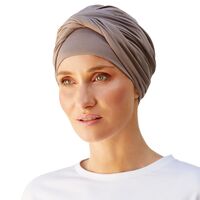 Shakti Style Turban Taupe Neutral