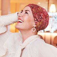 Yoga Style Turban Marble Fusion