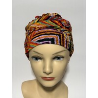 Charm Africa Print Bamboo Turban Headwear