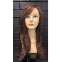 55cm Long Cherrywood Soft Layered Wig