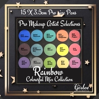 Rainbow Pre-Selected Magnetic Palette Collection