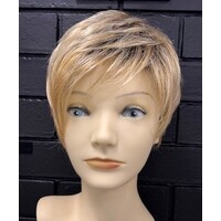 Tisha Modern Short Asymmetrical style Wig Shadow Blonde Colour