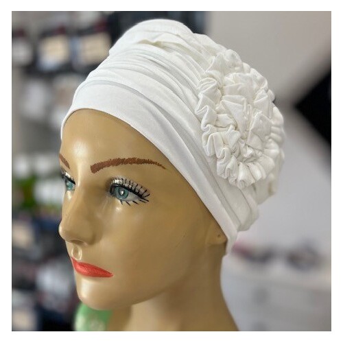 Creme Bloom Bamboo Turban Headwear