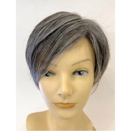 Trixie Cute Short Asymmetrical Wig in Dark Charcoal