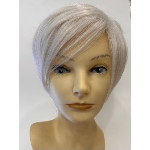 Trixie Cute Short Asymmetrical Wig in Stunning Snow 